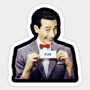 Pee Wee's Playhouse Fun Sticker